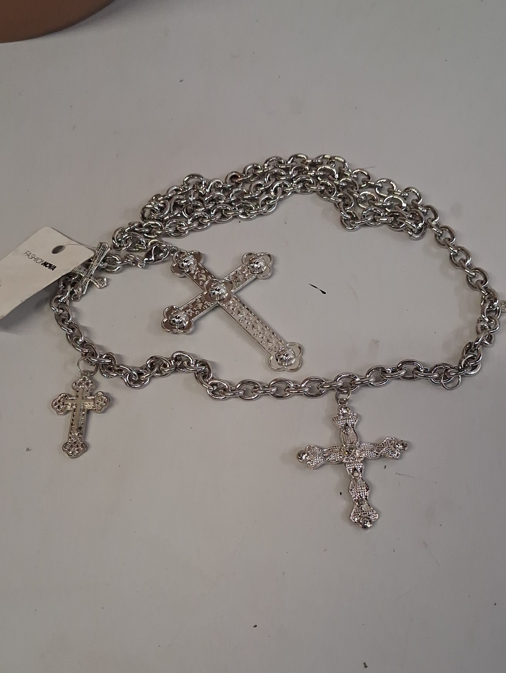 NWT Fashion Nova Multi Cross Belt Chain